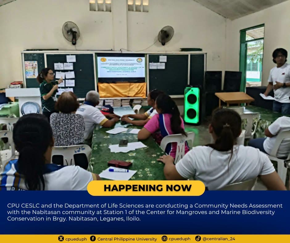 HAPPENING NOW: CPU CESLC and the Department of Life Sciences are conducting a Community Needs Assessment