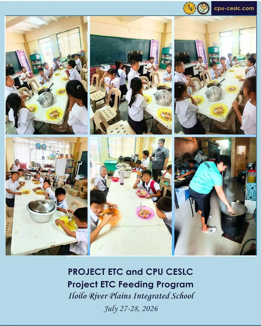 Project: E.T.C and CPU CESLC "Project ETC Feeding Program Progress"