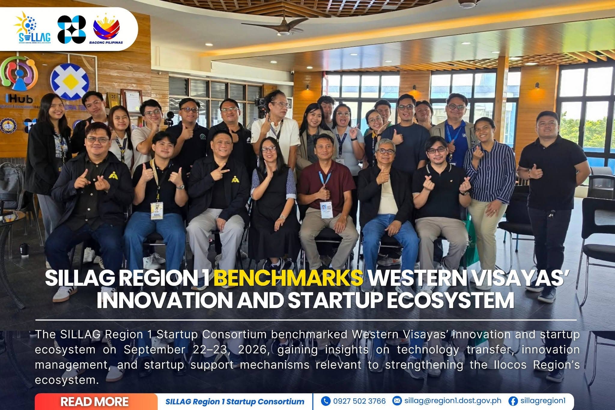 SILLAG Region 1 benchmarks Western Visayas’ innovation and startup ecosystem