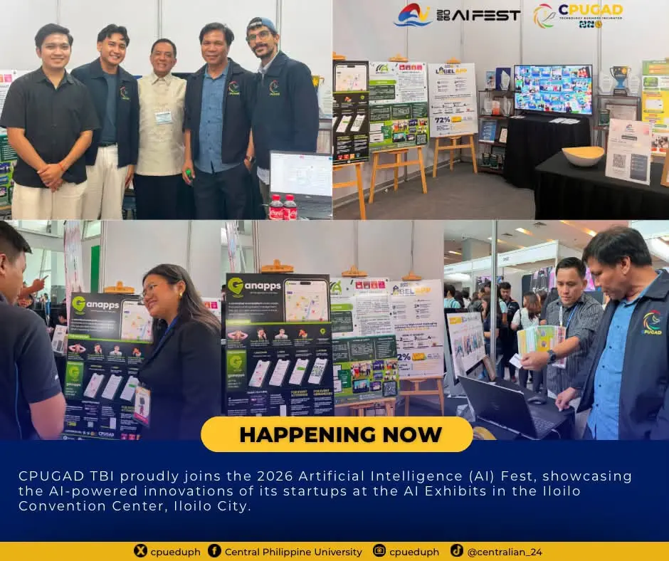 HAPPENING NOW: CPUGAD TBI proudly joins the 2026 Artificial Intelligence (AI) Fest...